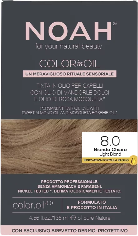 NOAH Barva na vlasy Color in Oil Světle Blond 8.0